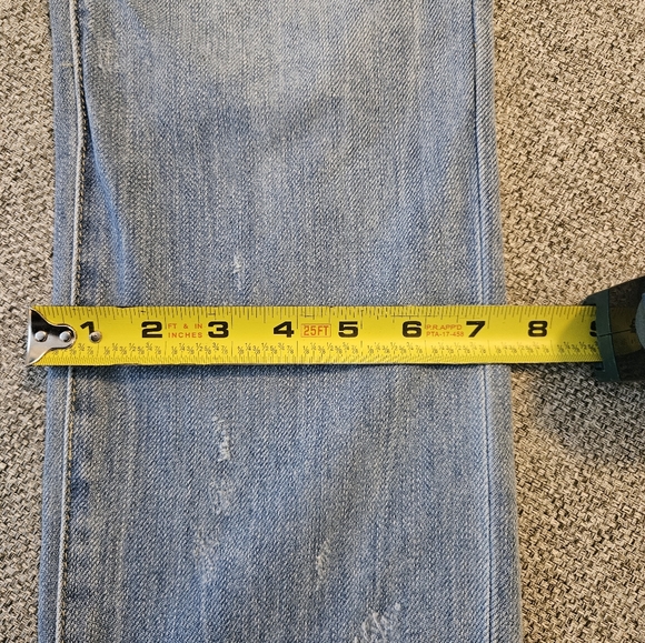 Blanknyc Star Studded Crop Jean Light wash Sz 26 - Picture 9 of 14